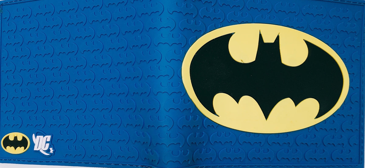 Cartera Logo Batman Múltiple Azul