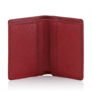 Tarjetero 'Tress' en piel Roja HUGO BOSS