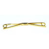 Collar Bar Alfiler de Cuello Butterfly Gold