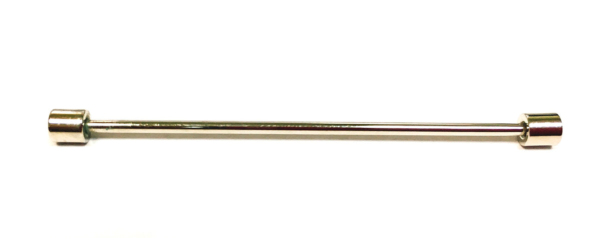 Collar Bar Alfiler de Cuello Plated Tubular End