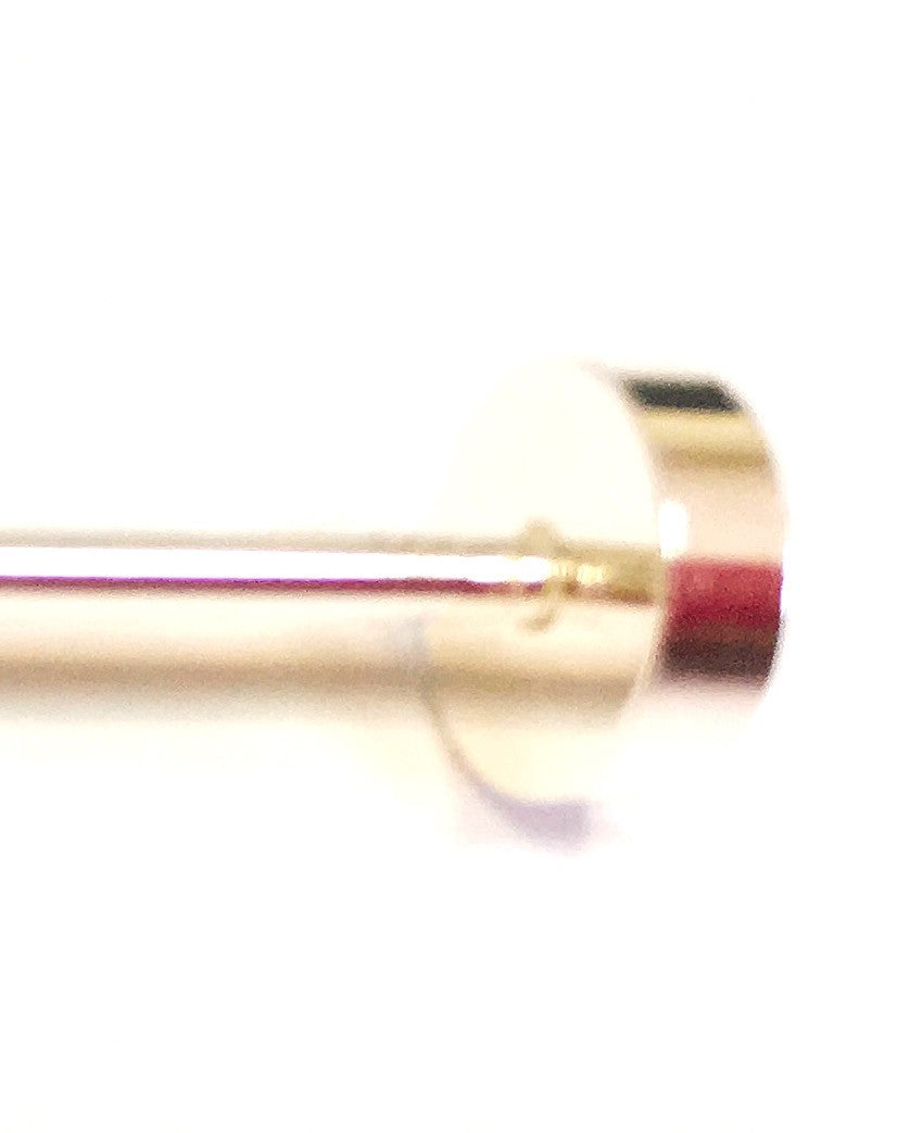 Collar Bar Alfiler de Cuello Rounded and Plain Chrome End