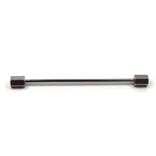 Collar Bar Alfiler de Cuello Steel Hexagone End