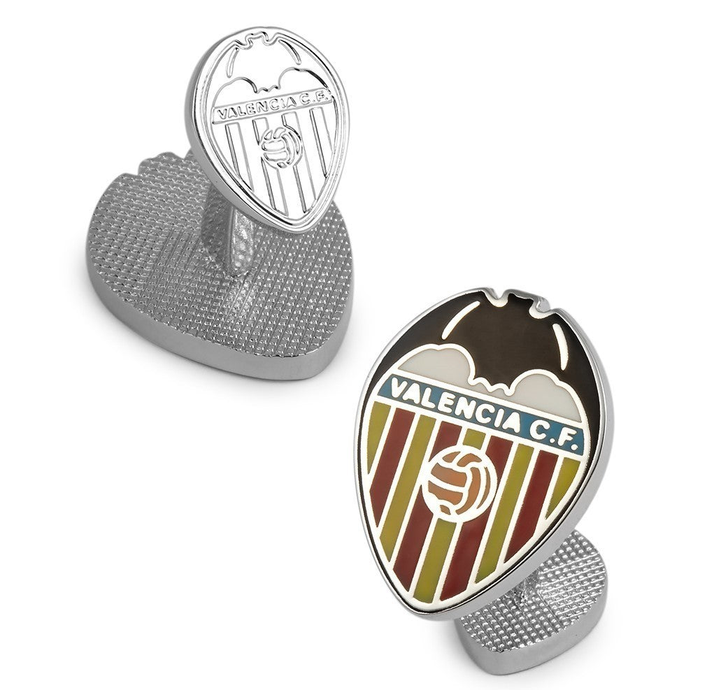 Gemelos para Camisa y Pasador de Corbata Valencia CF Producto Oficial