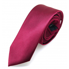 Corbata de Microfibra Granate