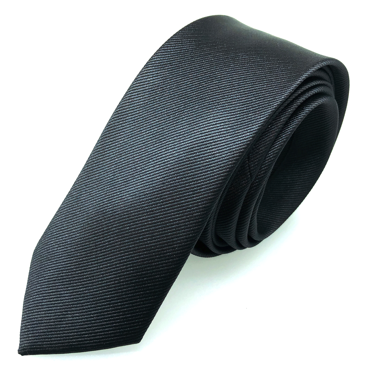 Corbata de Microfibra Negra