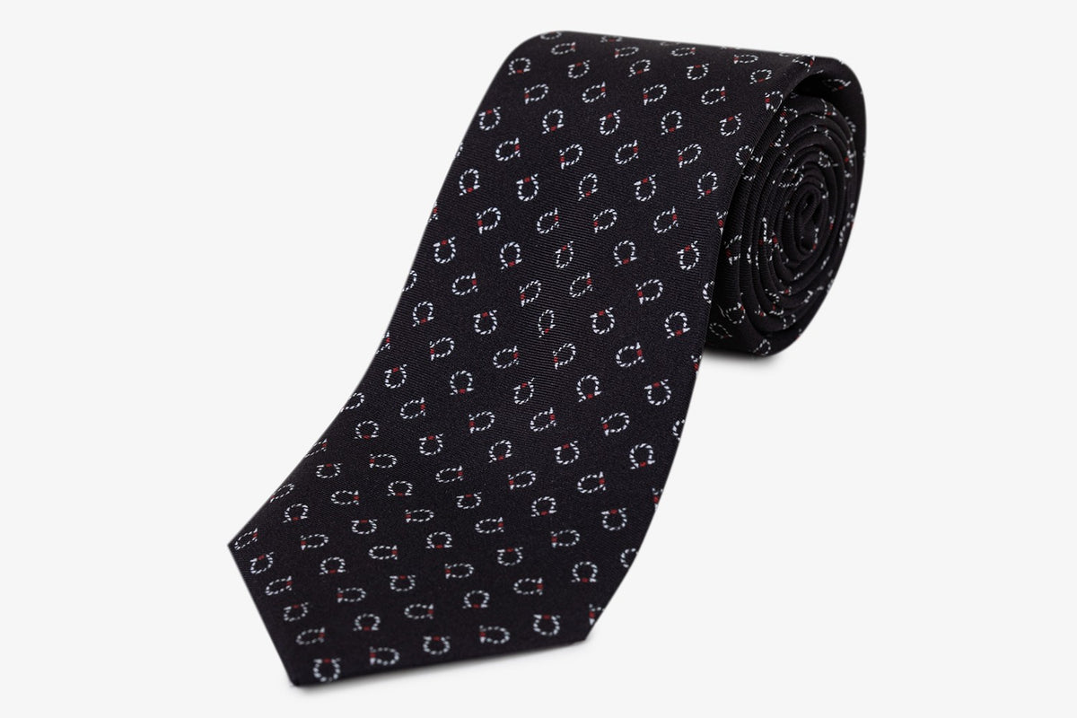 Corbata de Seda Twill Cartagena Azul Marino