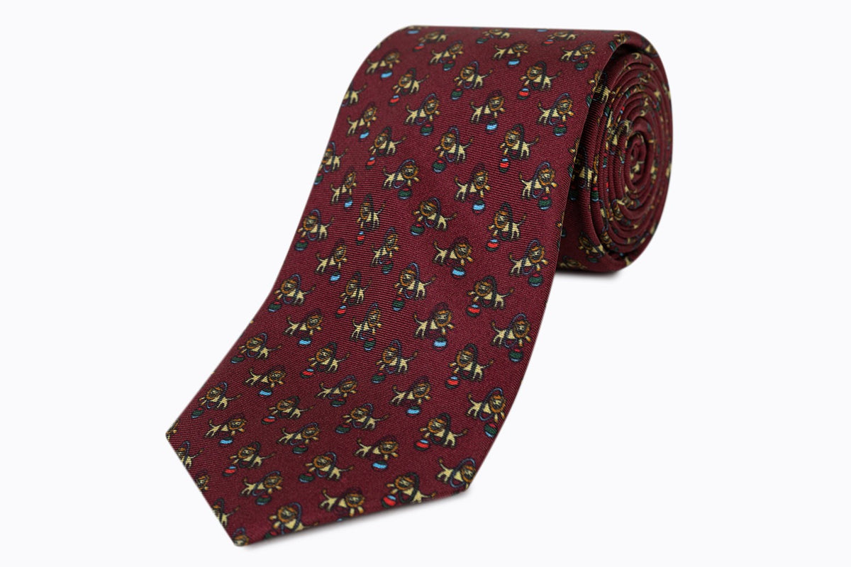 Corbata de Seda Twill Estampado Laign
