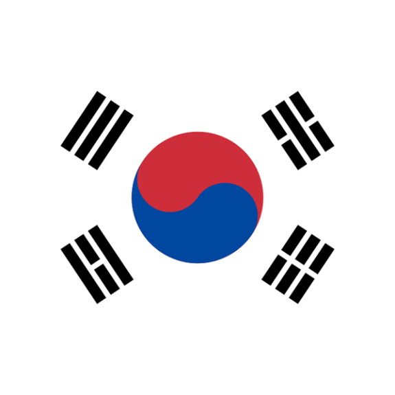 Bandera Corea del Sur 90x150cm