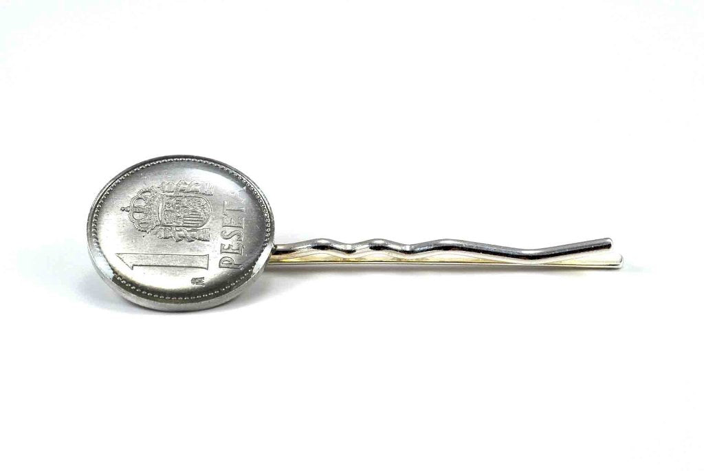 Pasador de Corbata Peseta 1987 Aluminio II