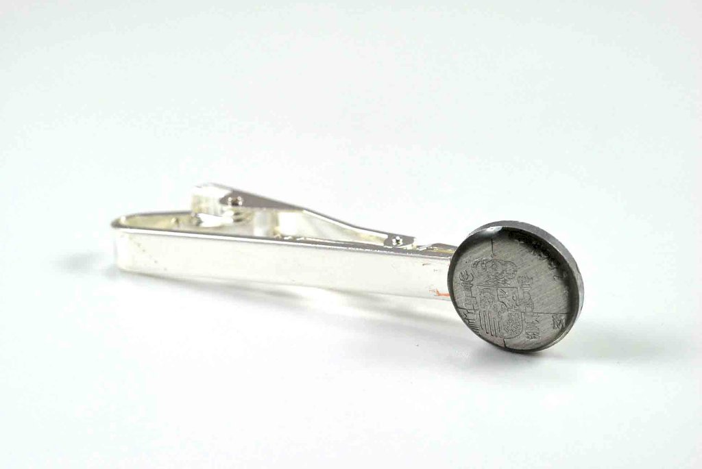 Pasador de Corbata Peseta 1997 Aluminio