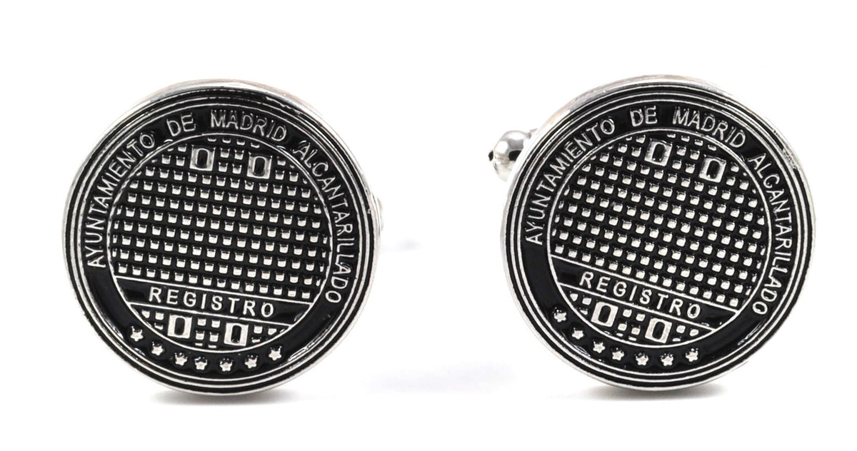 Gemelos Alcantarilla de Madrid / Madrid Sewer Cufflinks