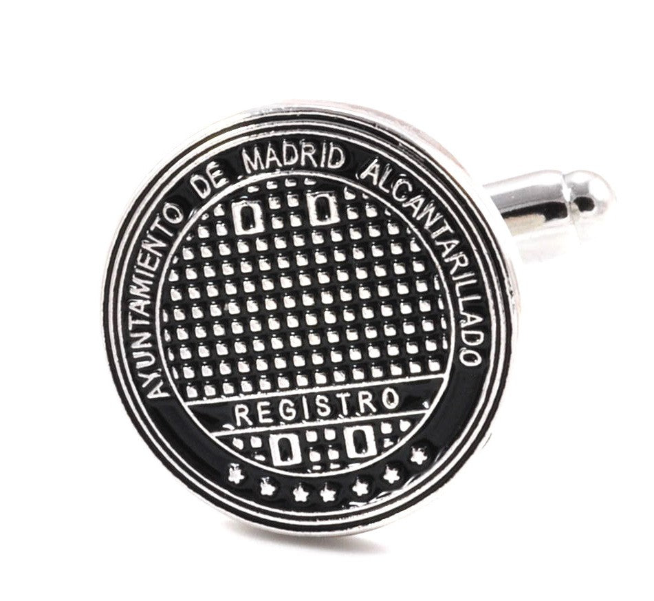 Gemelos Alcantarilla de Madrid / Madrid Sewer Cufflinks