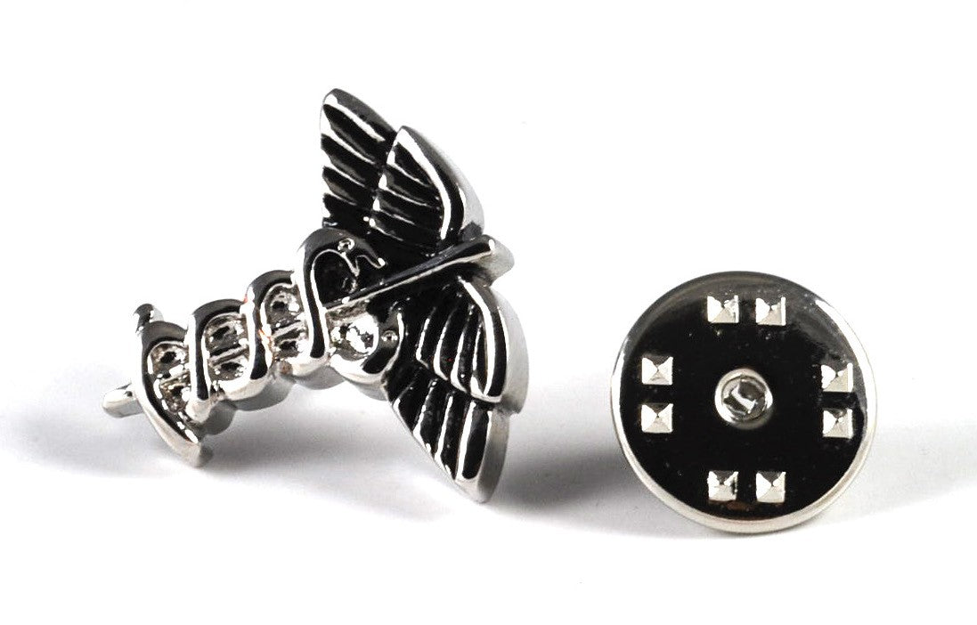 Pin Báculo de Esculapio Símbolo de la Farmacia