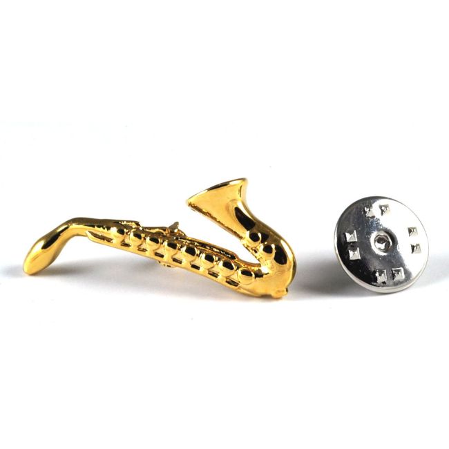 Pin Saxofón Dorado