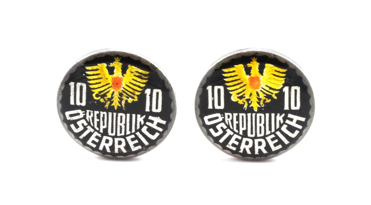 Gemelos Moneda 10 Chelines Austriacos