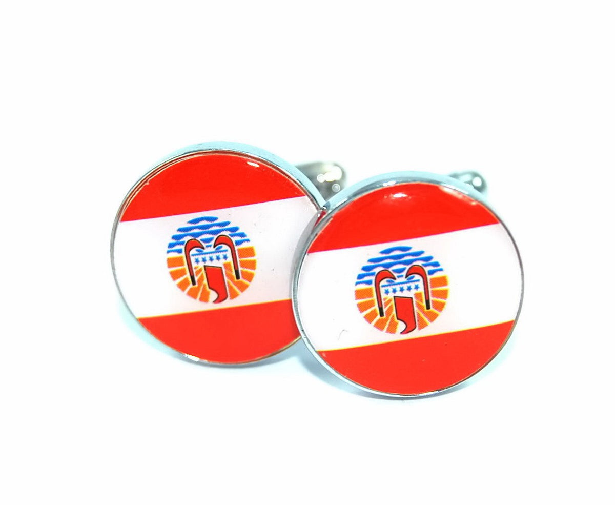 Gemelos  de Bandera Polinesia Francesa