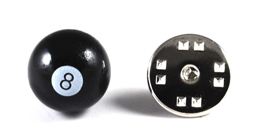 Pin Billar Bola Número 8