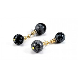 Gemelos Piedra Obsidiana