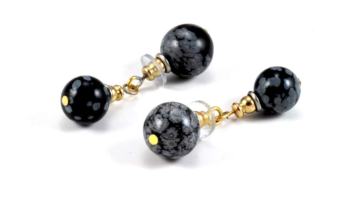 Gemelos Piedra Obsidiana