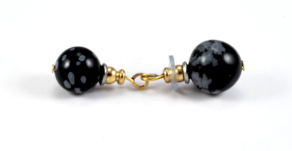 Gemelos Piedra Obsidiana