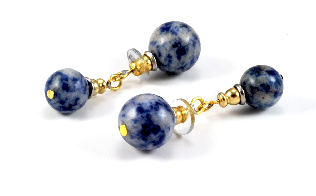 Gemelos Piedra Azul Celeste