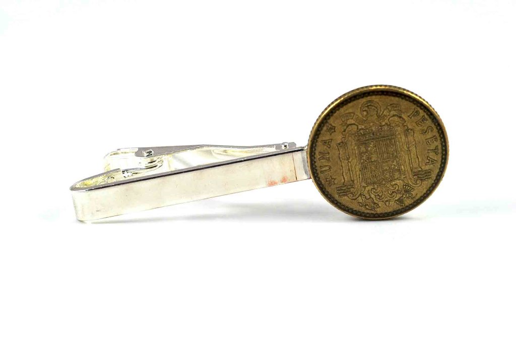 Pasador de Corbata Peseta Rubia 1982