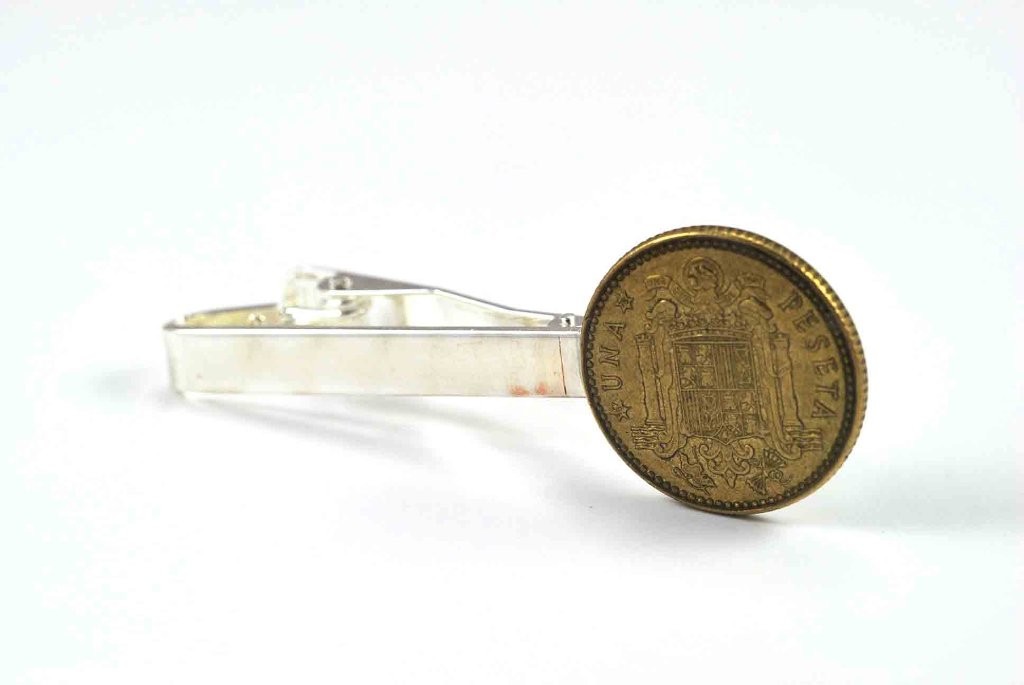 Pasador de Corbata Peseta Rubia 1982