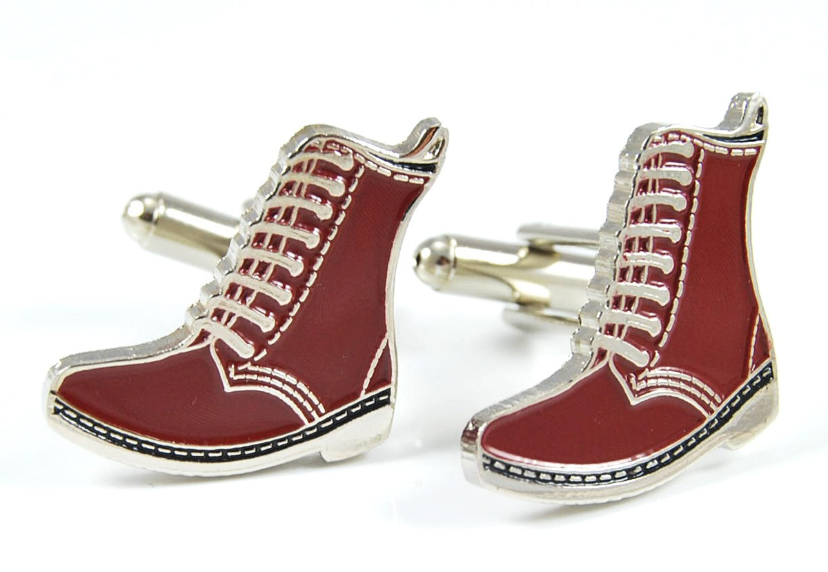 Gemelos Botas Dr Martens Rojas