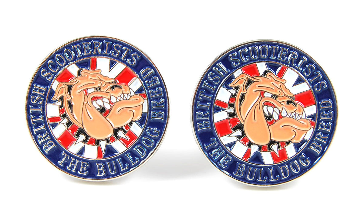 Gemelos Scooterist Britanicos - British Scooterist Cufflinks