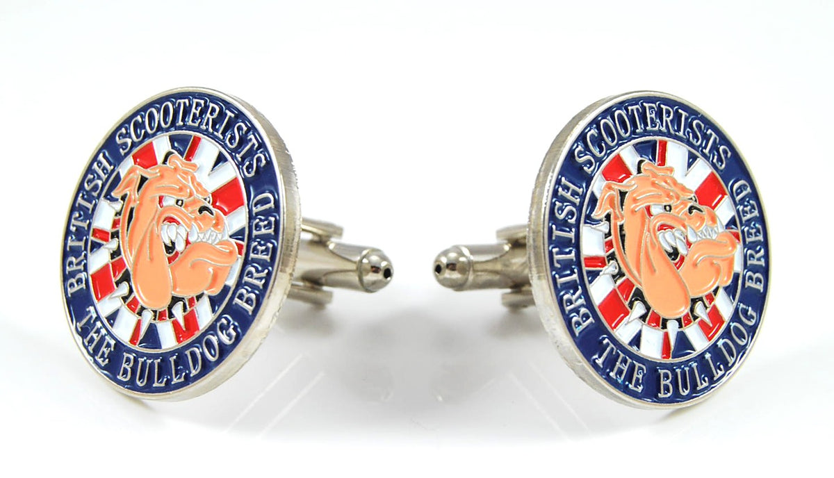 Gemelos Scooterist Britanicos - British Scooterist Cufflinks