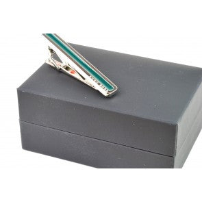 Pasador de Corbata Hugo Boss Timony 4,3 cm Verde
