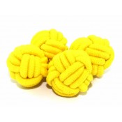 Gemelos Borla Bola Amarillo
