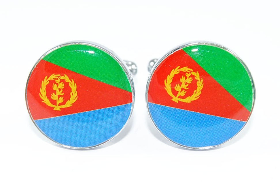 Gemelos  de Bandera Eritrea