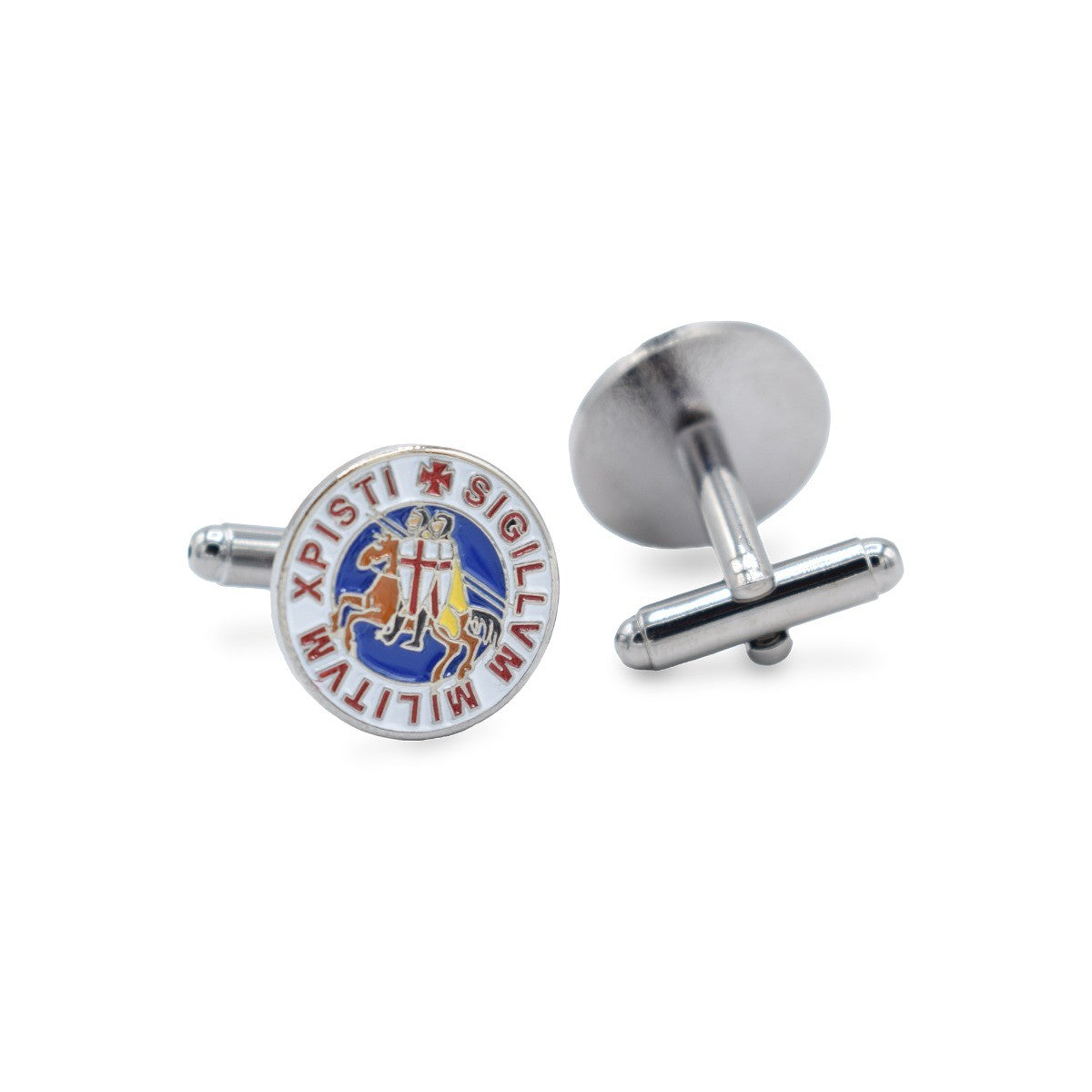 Gemelos para Camisa Sello de los Caballeros Templarios Xpisti Sigillum Militum