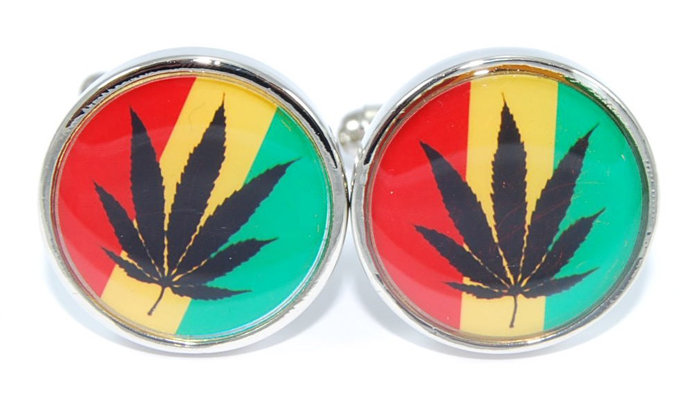 Gemelos  de Bandera Jamaica Marihuana