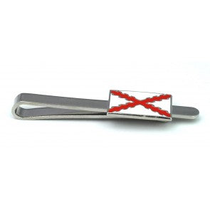 Pasador de Corbata Aspa de Borgoña
