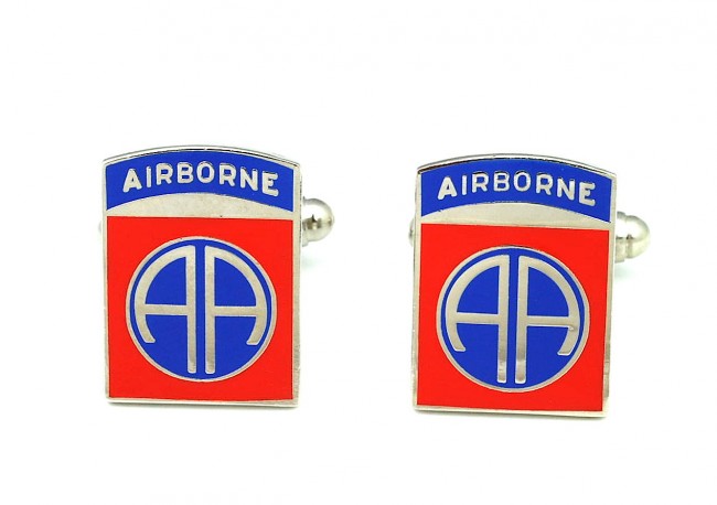 Gemelos de Camisa 82 Division Aerotransportada USA The 82nd Airborne Division US Cufflinks