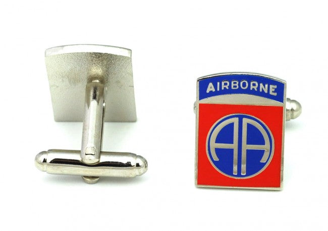 Gemelos de Camisa 82 Division Aerotransportada USA The 82nd Airborne Division US Cufflinks