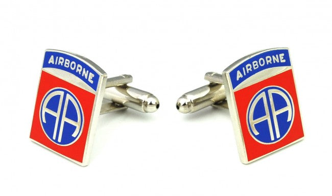 Gemelos de Camisa 82 Division Aerotransportada USA The 82nd Airborne Division US Cufflinks