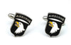Gemelos de Camisa 101 División Amerícana Aerotransportada 101st US Airborne Division Cufflinks