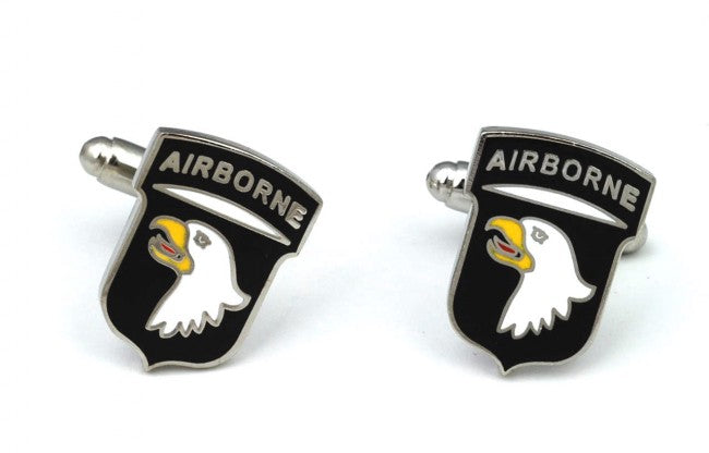 Gemelos de Camisa 101 División Amerícana Aerotransportada 101st US Airborne Division Cufflinks