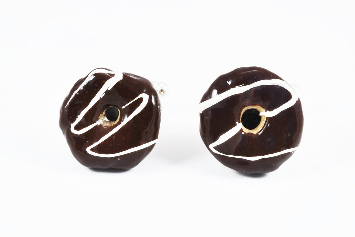 Gemelos Donuts Chocolate con Blanco