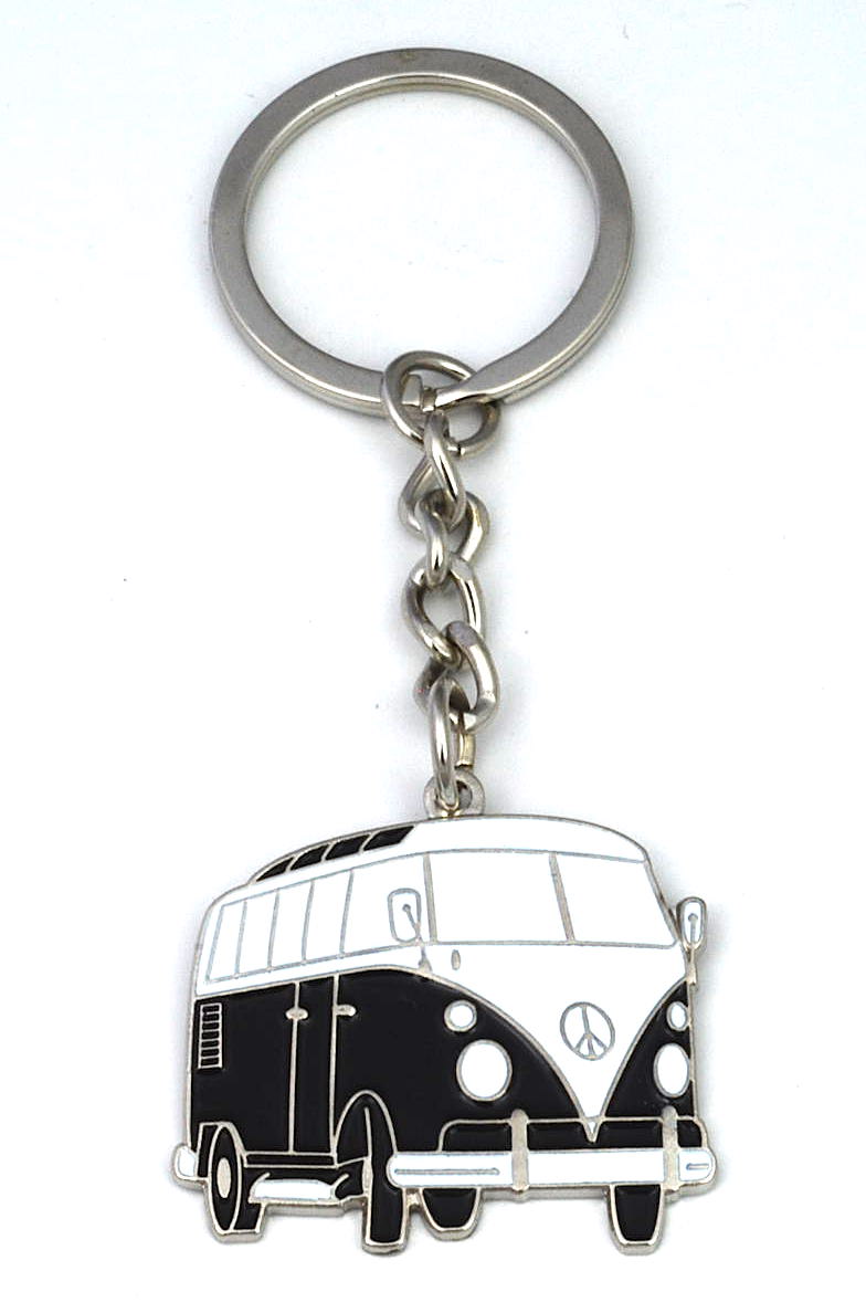 Llavero Furgoneta VW Hippie Negra