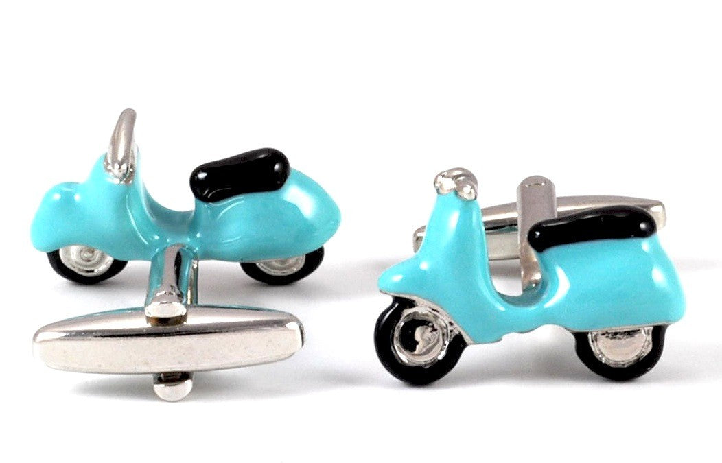 Gemelos Ciclomotor Azul Celeste