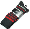 Calcetines Hugo Boss Talla 39-42 rayas naranjas, grises y rojas, gris marengo