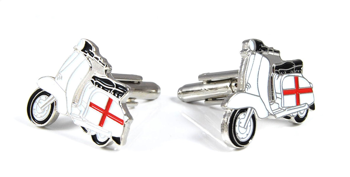 Gemelos Lambretta-Vespa Cruz San Jorge (England)