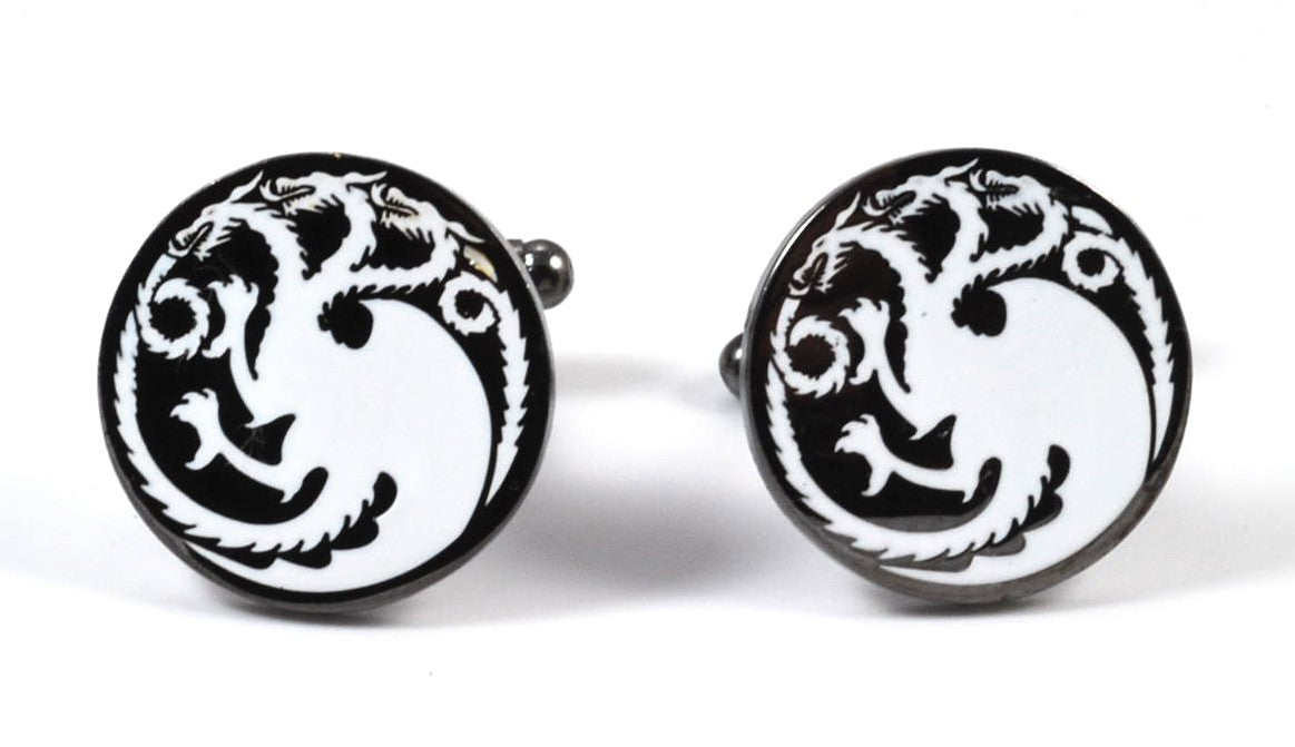 Gemelos Escudo Casa Targaryen - Juego de Tronos