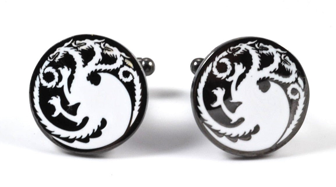 Gemelos Escudo Casa Targaryen - Juego de Tronos