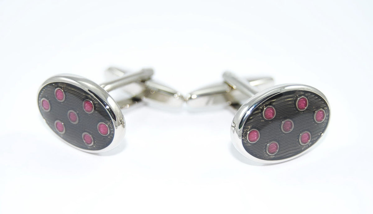 Gemelos Lunares lilas sobre negro