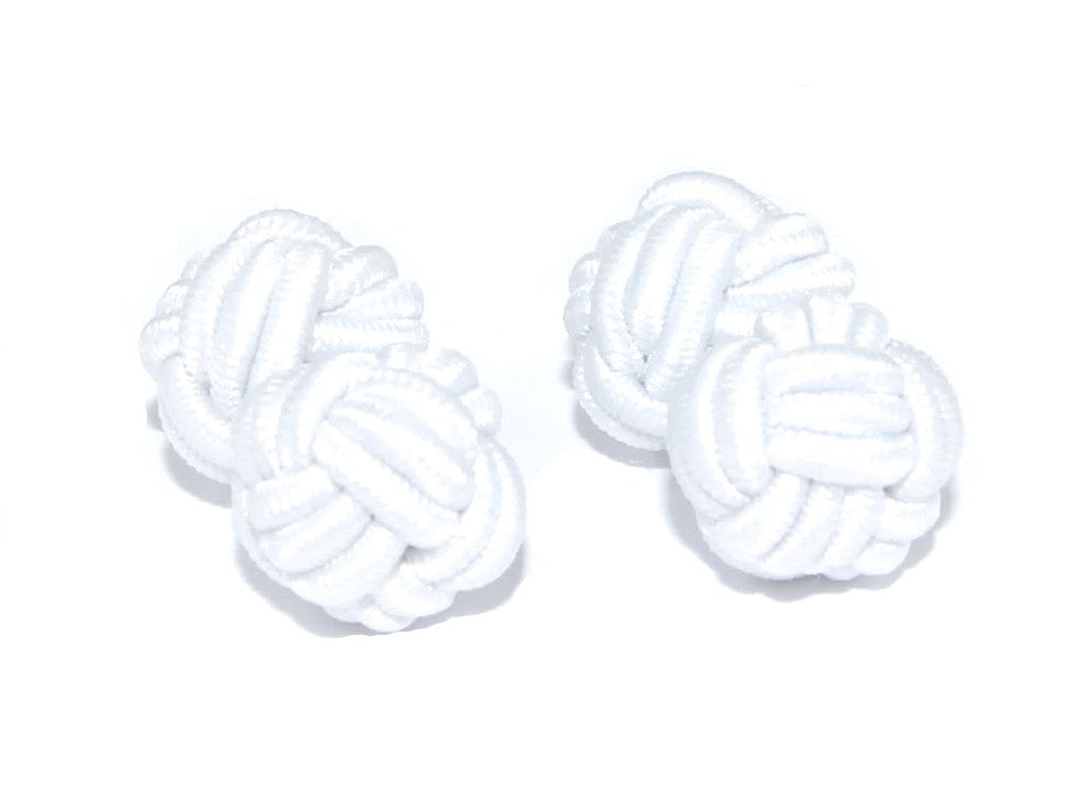 Gemelos Borla Bola Blanco